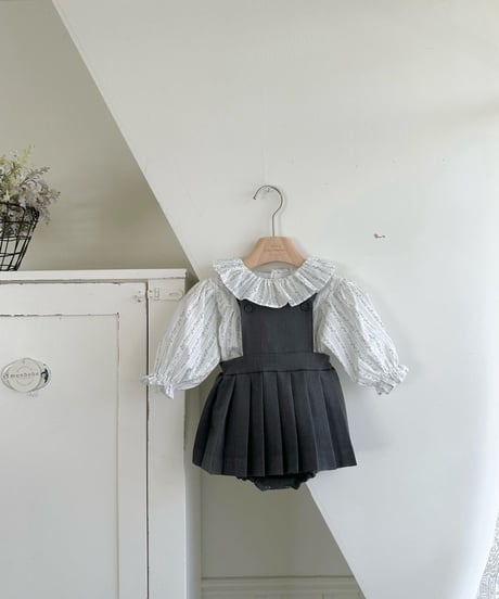 6[予約]monbebe flower elder blouse