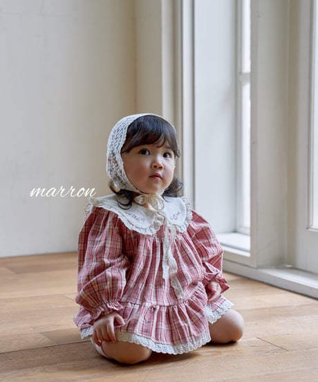 47[予約]marron chapel suit(6-18m)