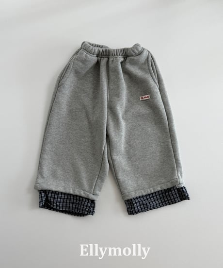 55[予約]ELLYMOLLY hershey color block pants