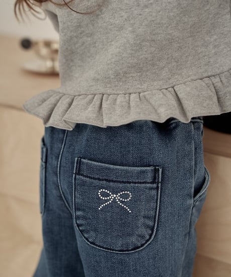 21[予約]momoann wool denim pants