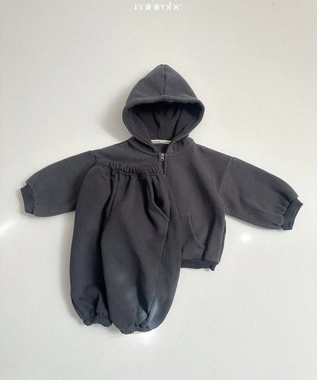 19[予約]minirobe barrel hood zip-up