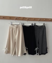 36[予約]petit&petit lace wide pants