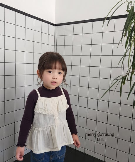 8[予約]merry go round nut frill sleeveless