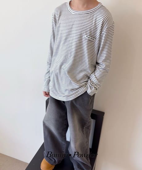 36[予約]bunny powder cotton tee