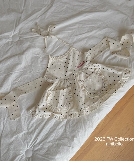 441[予約]ninibello hazel apron ops