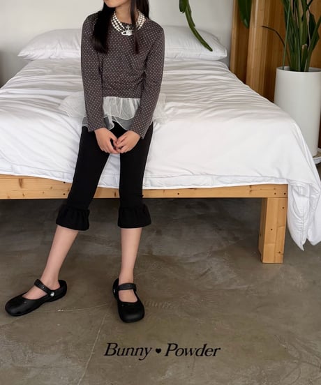 29[予約]bunny powder sha polka dot tee