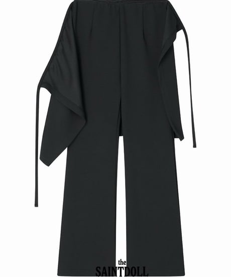 42[予約]saintdoll wrap boot cut pants