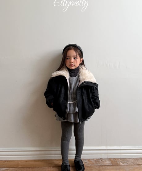 2[予約]ELLYMOLLY big collar shearling jumper