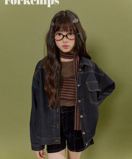 2[予約]FORKCHIPS union denim jacket