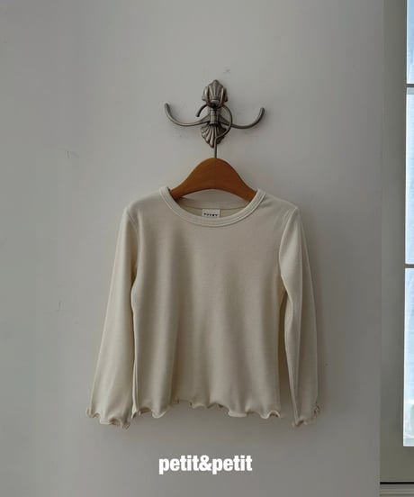 10[予約]petit&petit soft plain t