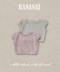 23[予約]BANANAJ bubble puff tee