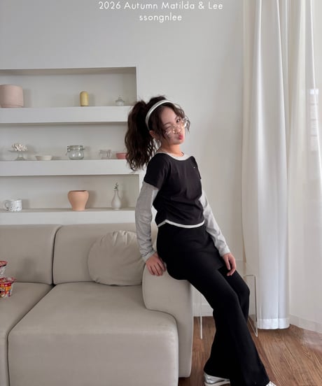 51[予約]matilda&lee layered skirt pants