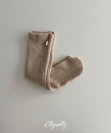 115[予約]ELLYMOLLY wool rib socks