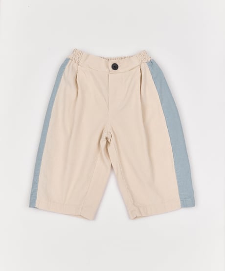 23[予約]送料無料 the beige side seam corduroy pants