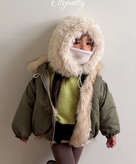 5[予約]ELLYMOLLY eskimo fur jumper