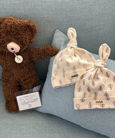 25[予約]monbebe ed balloon suit(bonnet set)