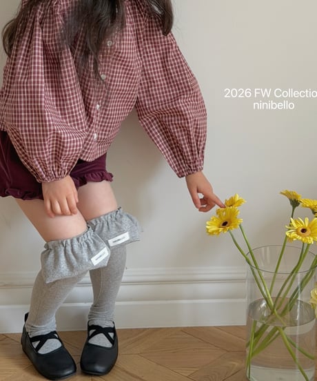 44[予約]ninibello hazel puff blouse