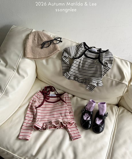 12[予約]matilda&lee day border halter neck