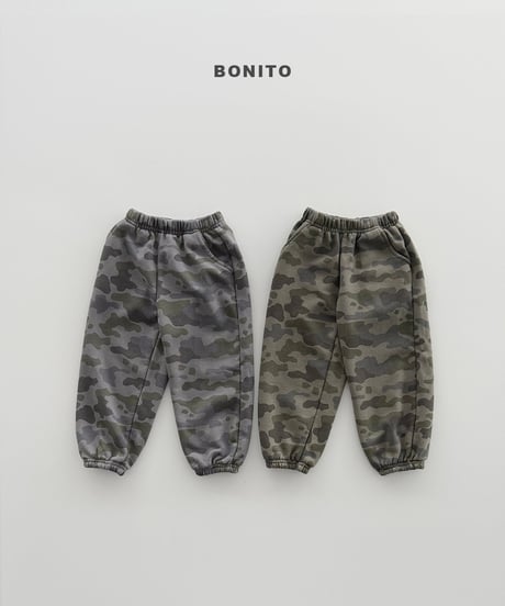 14[予約]bonito cloud camo jogger pants