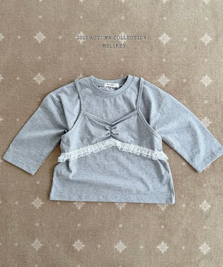 10[予約]melikey layered t