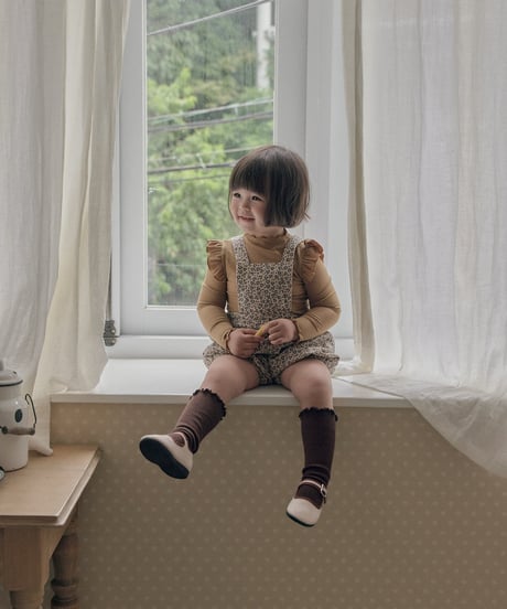 17[予約]送料無料 the beige pumpkin suspender pants