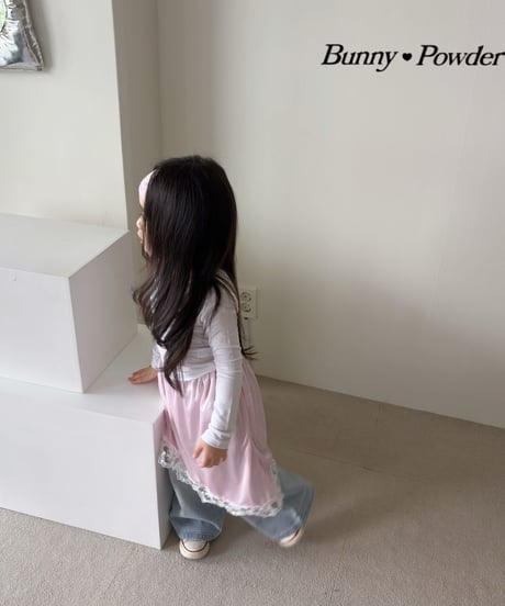 67[予約]bunny powder slim skirt