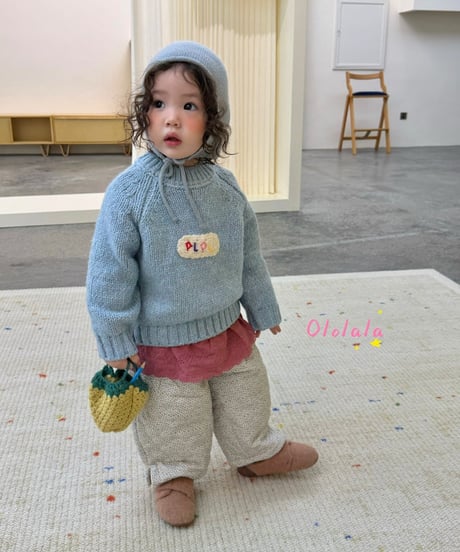 10[予約]ololala macaron round knit