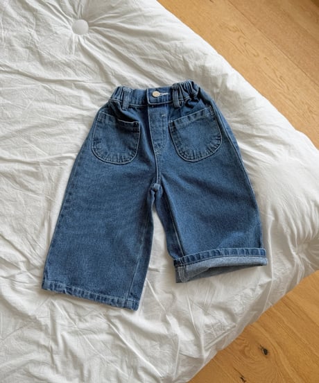34[予約]ninibello penny pocket denim pants