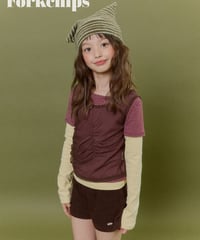 12[予約]FORKCHIPS vivid layered tee