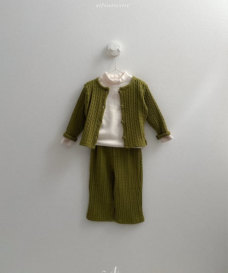 6[予約]atomeme plain turtleneck t-shirt