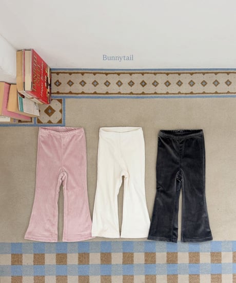8[予約]bunnytail fluffy bootcut pants