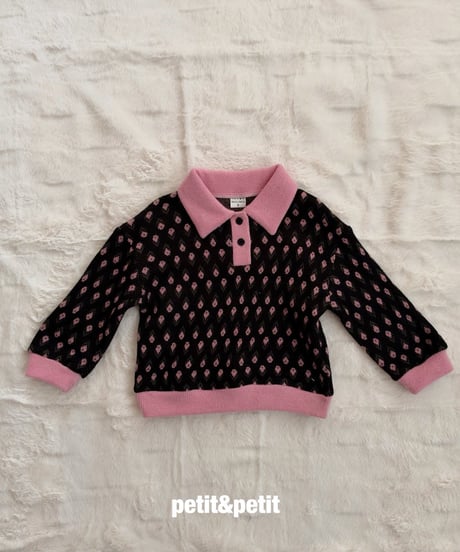 43[予約]petit&petit roa knit set