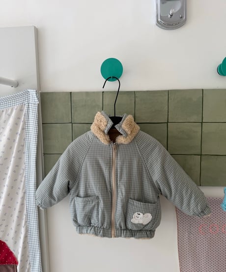 52[予約]aiai check reversible jacket