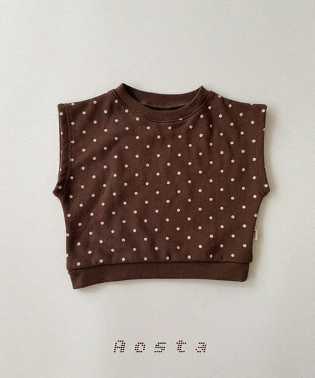 13[予約]Aosta dot tongtong vest