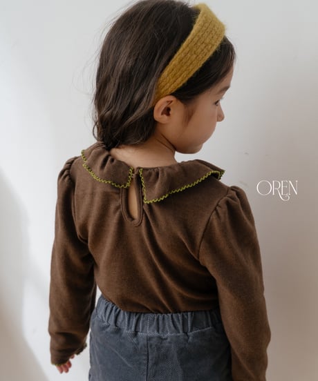 10[予約]OREN blooming frill picot t-shirt