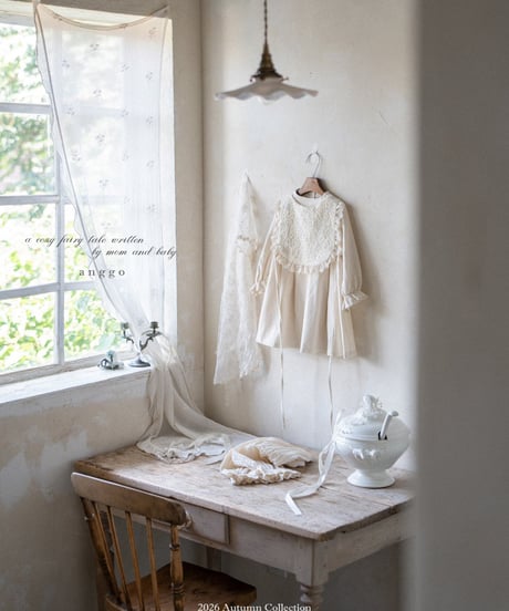 20[予約]anggo cream dress