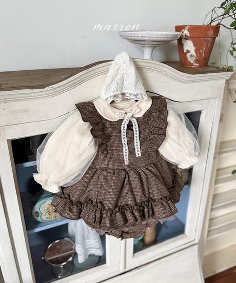 55[予約]marron aloha suit(6-18m)
