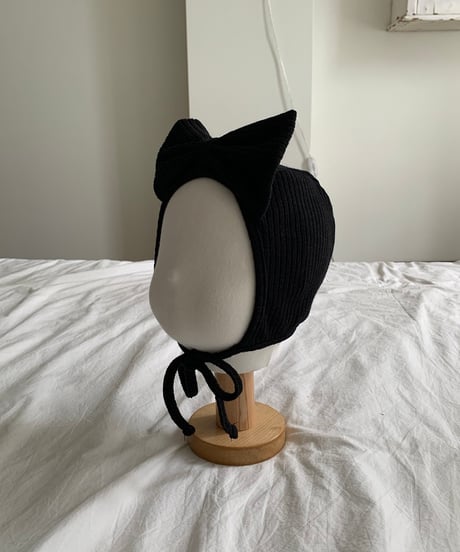 12[予約]bebeholic may ribbon bonnet