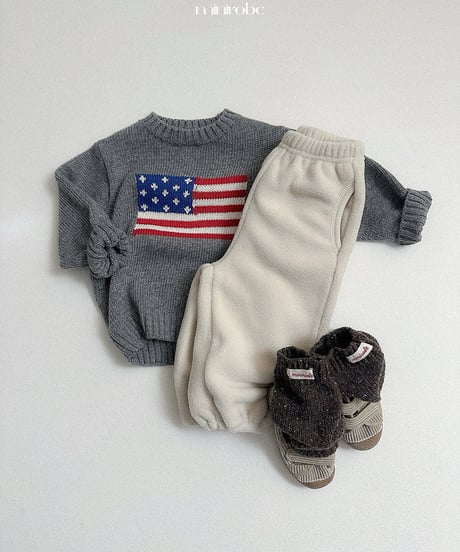 37[予約]minirobe teddy jogger pants