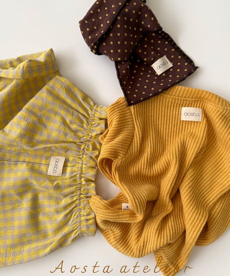 51[予約]Aosta choco chip muffler