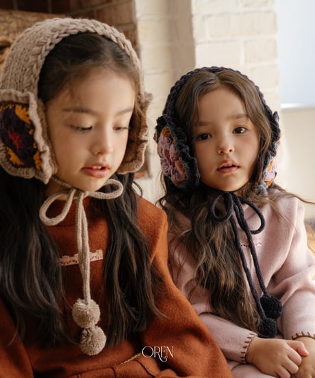 20[予約]OREN tiji flower knit hairband