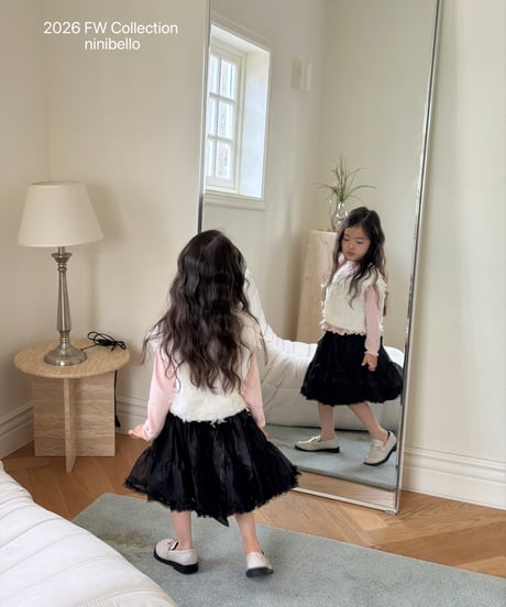 50[予約]ninibello mabel sha skirt