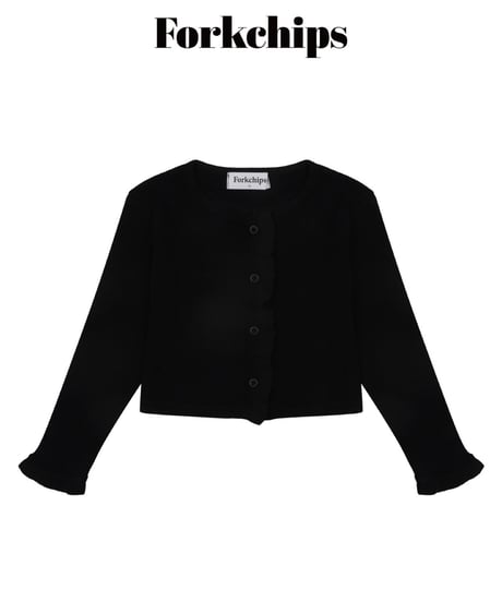 6[予約]FORKCHIPS wave cardigan
