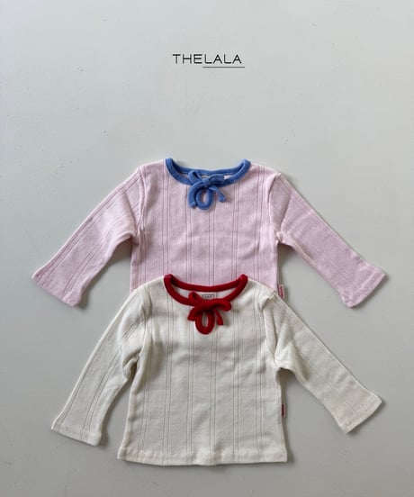21[予約]thelala petit ribbon t-shirt