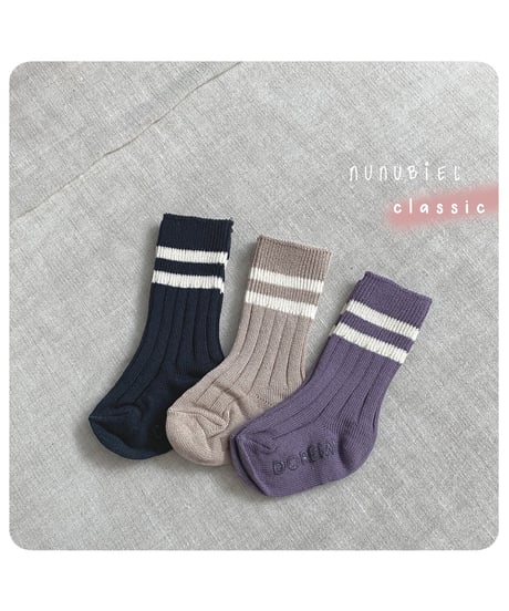 54[予約]nunubiel dandy socks