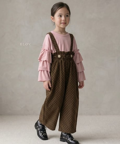 3[予約]elov&monpetitbebe loulou cancan tee
