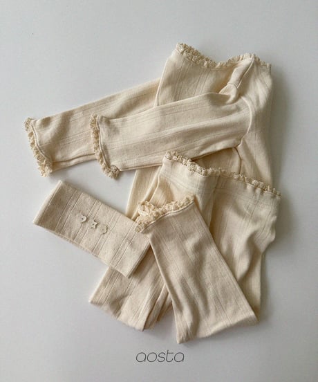 1[予約]Aosta camellia leggings