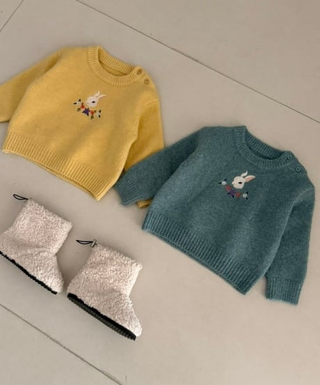 49[予約]ololala bloom rabbit knit
