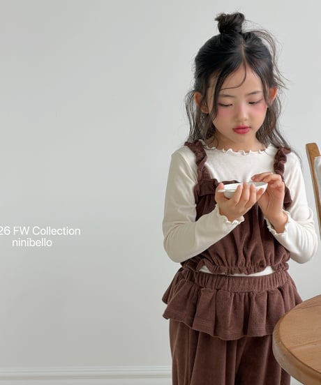 3[予約]ninibello soft half moon tee