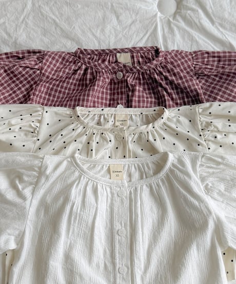 44[予約]ninibello hazel puff blouse